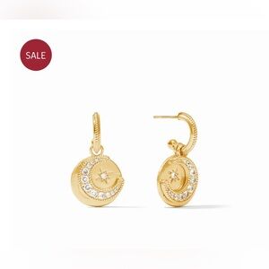 Julie Vos Luna 4 in 1 charm earrings